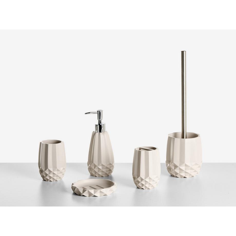 Set da 5 accessori per il bagno en Poliresina Moderno SAMIRIA