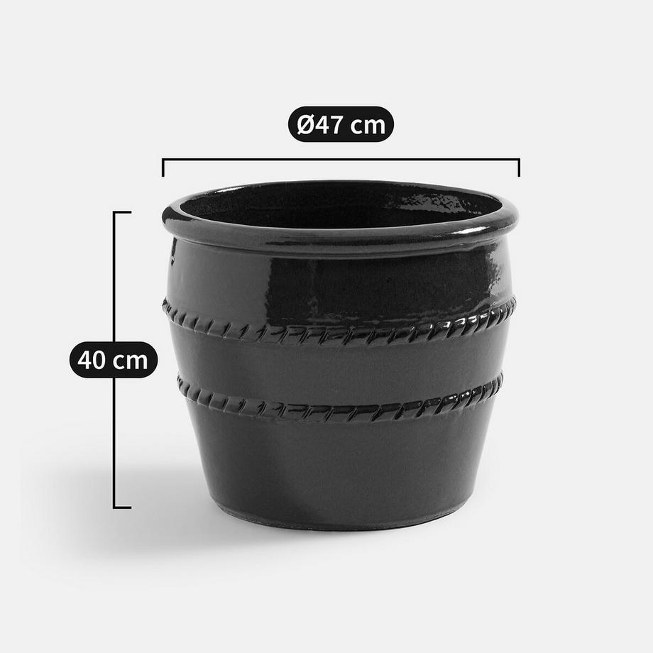La Redoute Intérieurs Übertopf aus Terrakotta  
