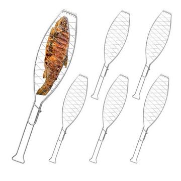 Fischbräter-Grill-Set, 6 Stück