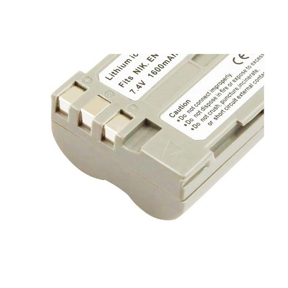 Avizar  7.4V 1600mAh Batteria per fotocamera compatibile Nikon EN-EL3e 