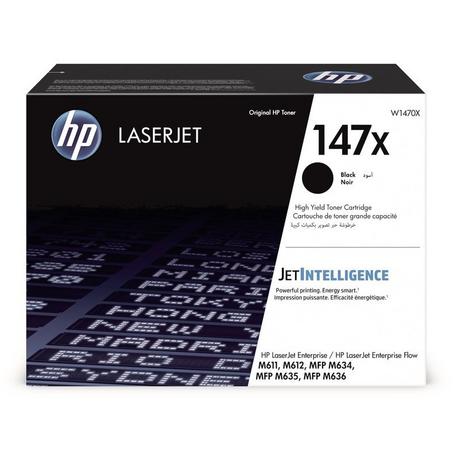 HEWLETT PACKARD  HP Toner-Modul 147X schwarz W1470X LJ Enterprise M611 25'200 S. 
