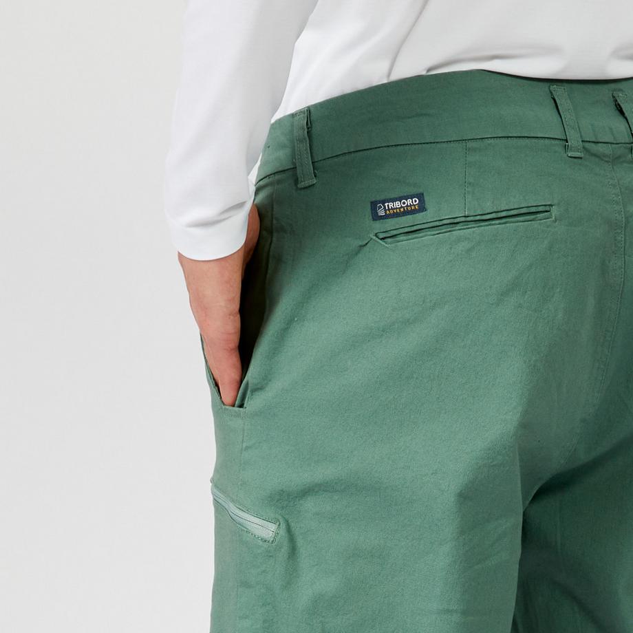 TRIBORD  Bermuda uomo vela elasticizzato cotone 