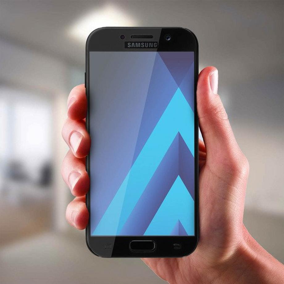 Avizar  Film en verre bord noir Galaxy A5 2017 