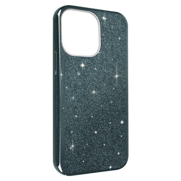 Avizar  Cover Paillette iPhone 14 Pro blu avio 