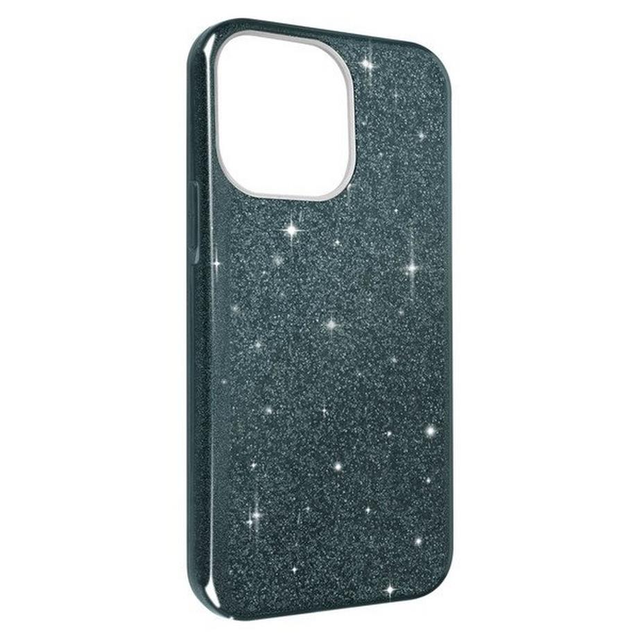 Avizar  Coque iPhone 14 Pro Paillettes - Bleu 