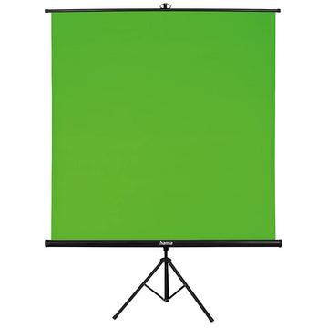 HAMA Hintergrund Green Screen mit Stativ 180x180 cm
