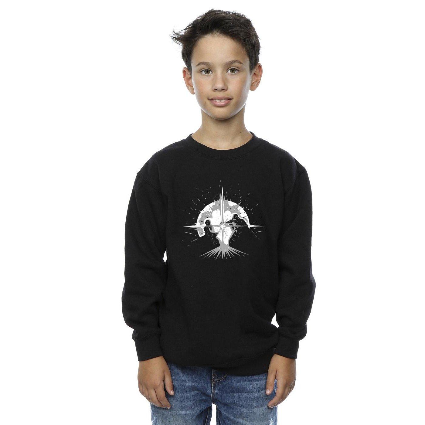 STAR WARS  ObiWan Kenobi Saber Silhouette Fight Sweatshirt 