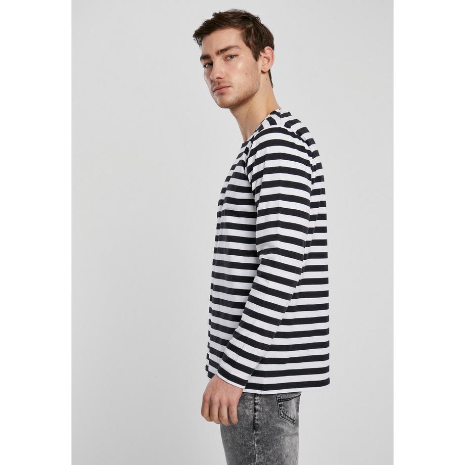 URBAN CLASSICS Regular Stripe Langarmshirt  