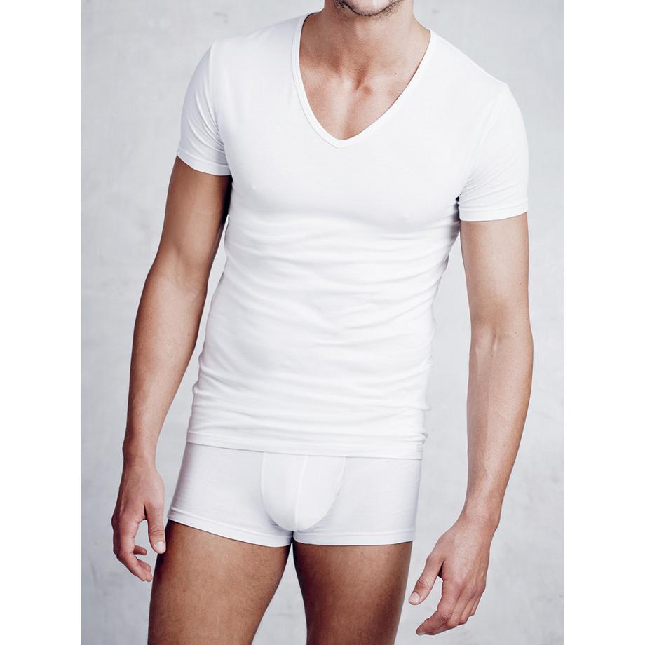 JOCKEY Cotton+ T-Shirt Maniche Corte Scollo a V Confezione da 2  