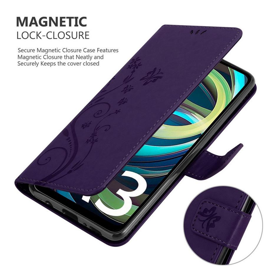 Cadorabo  Custodia per Xiaomi RedMi A3 / A3X cover fiori design 