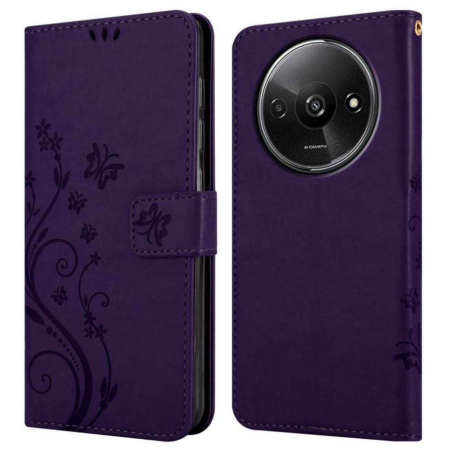 Cadorabo  Custodia per Xiaomi RedMi A3 / A3X cover fiori design 