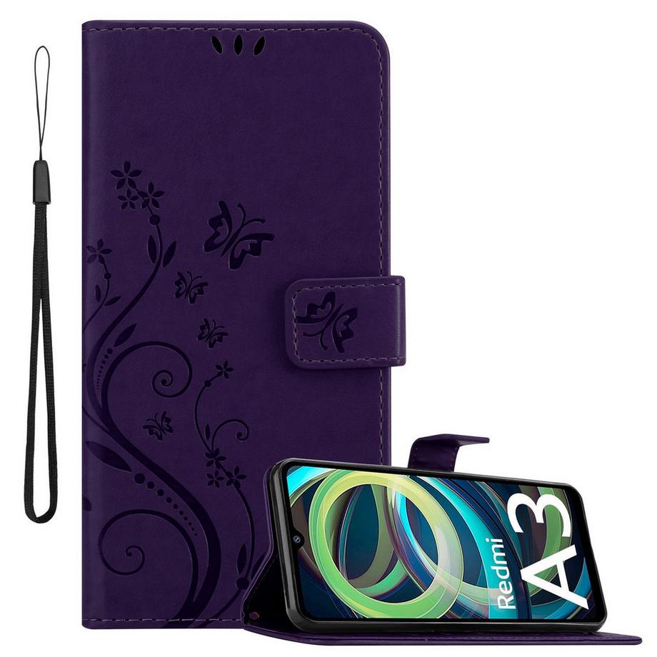 Custodia per Xiaomi RedMi A3 / A3X cover fiori design