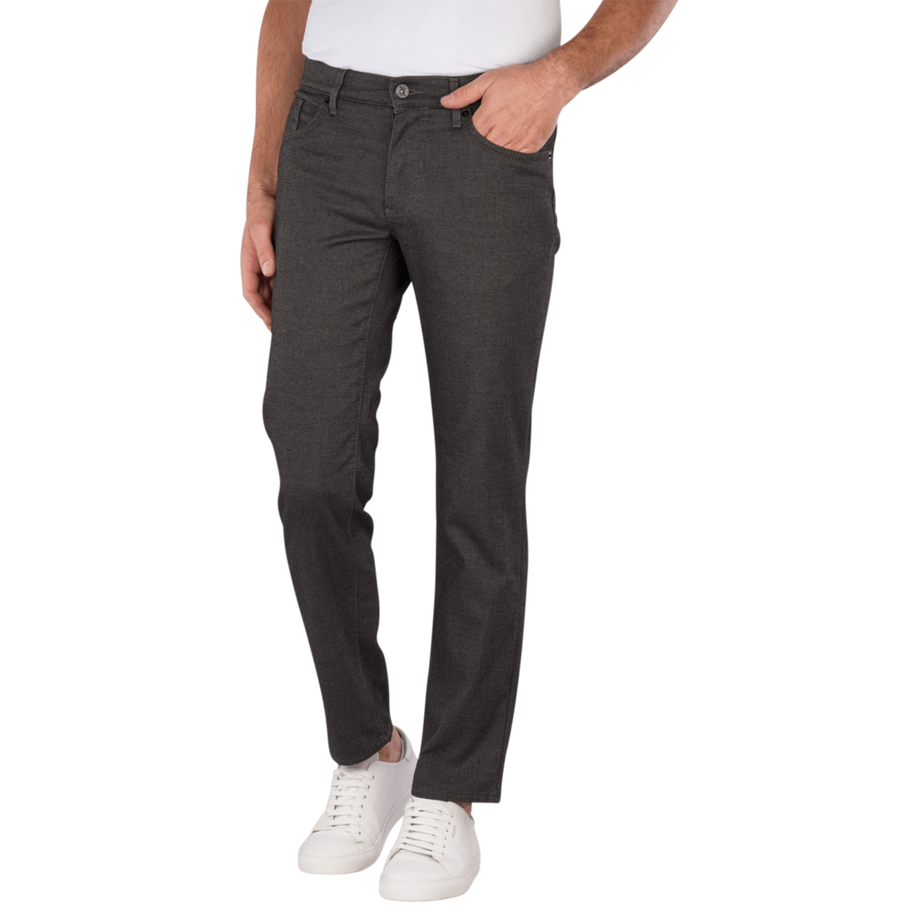 BRAX Cadiz 5-Pocket Straight Fit Wool Look Pantaloni  