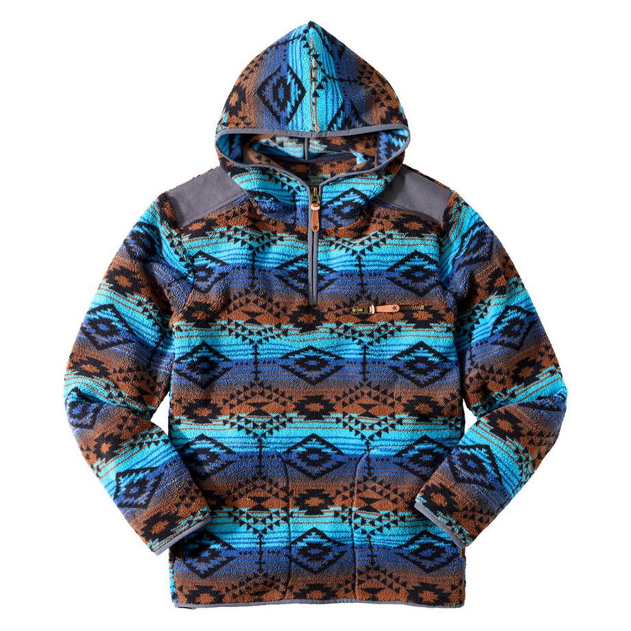 Joe Browns Sweat à Capuche Polaire Motif Aztèque Fermeture Éclair  