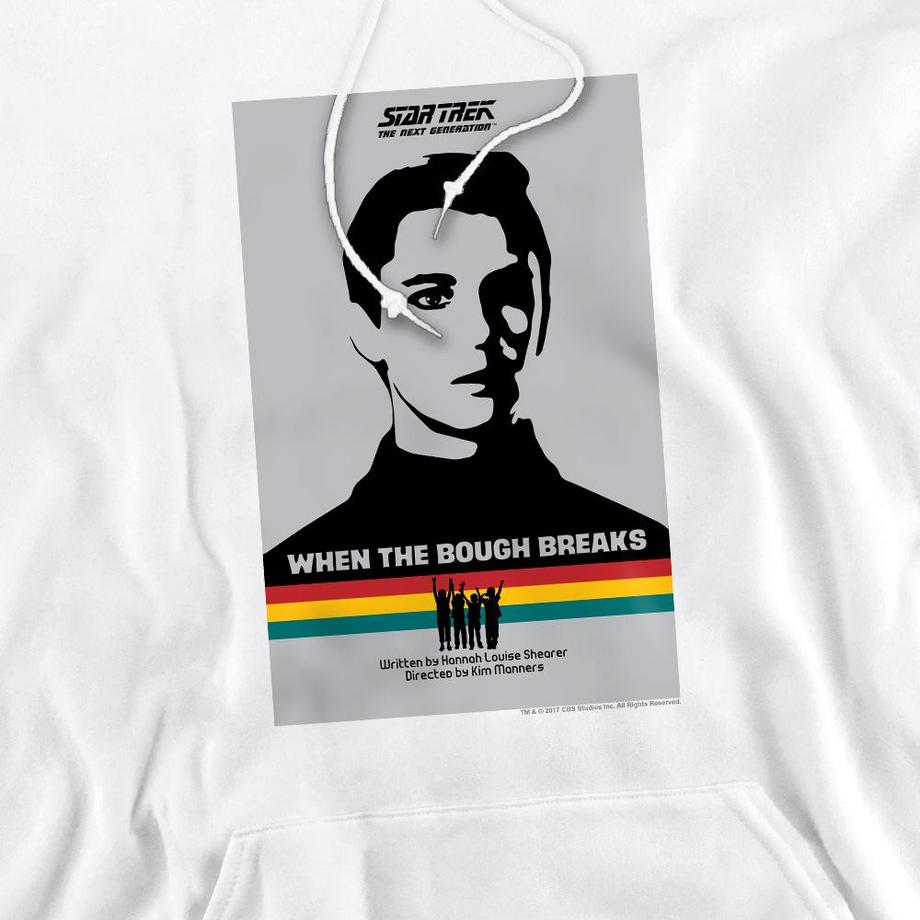 Star Trek The Next Generation Season 1 Episode 17 Felpa con cappuccio  