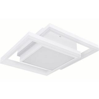 mutoni Plafonnier Squares métal blanc 1xLED 42x42x11  