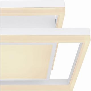 mutoni Plafoniera Squares metallo bianco 1xLED 42x42x11  