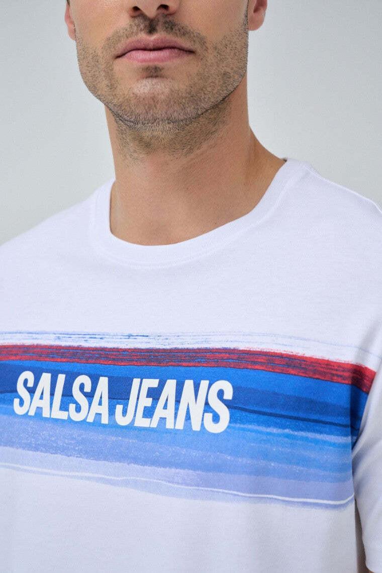 Salsa  T-Shirt T-Shirt Chest Print Branding 