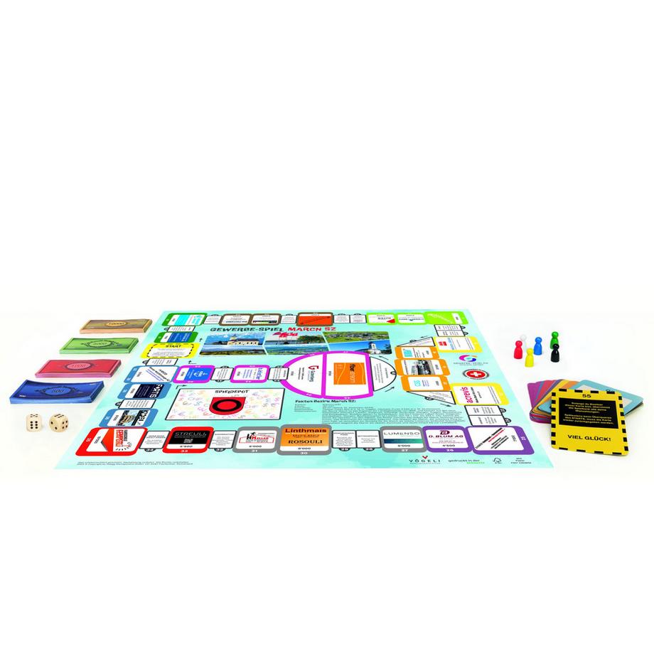 GEWERBE-SPIEL  Brettspiel MARCH SZ (Deutsch) 