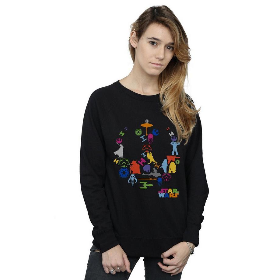 STAR WARS Star Wars Characters Bedrucktes Sweatshirt  