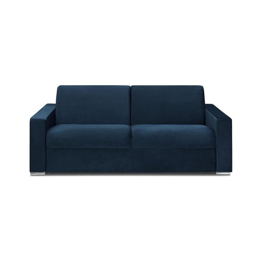 Vente-unique Canapé 4 places conible express en velours CALITO CouchageMatelas  
