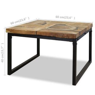 VidaXL Table basse teck  