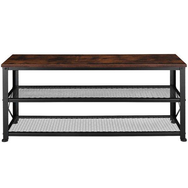 Tectake Étagère à chaussures BLACKPOOL  101x30,5x45,5cm  