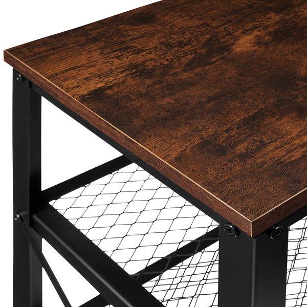 Tectake Étagère à chaussures BLACKPOOL  101x30,5x45,5cm  