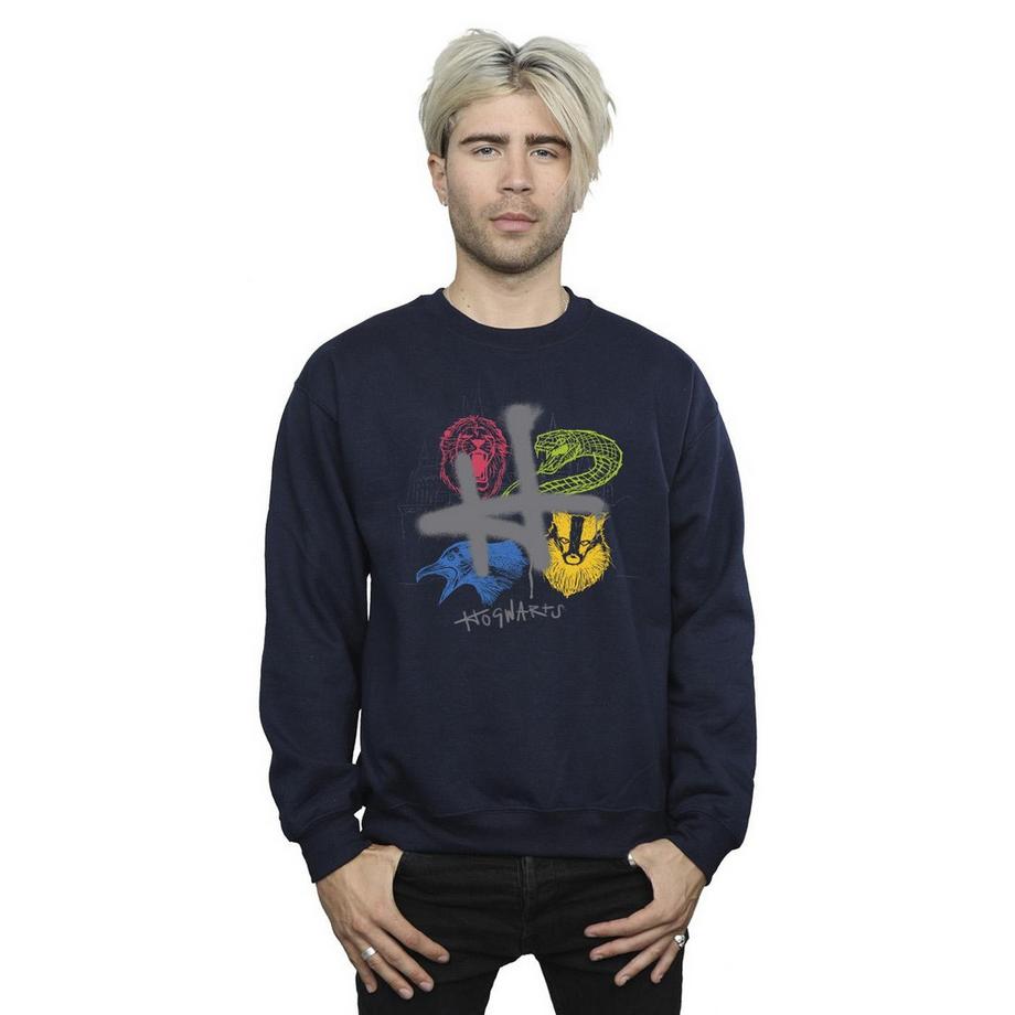 Harry Potter Hogwarts Häuser Rundhals Sweatshirt  