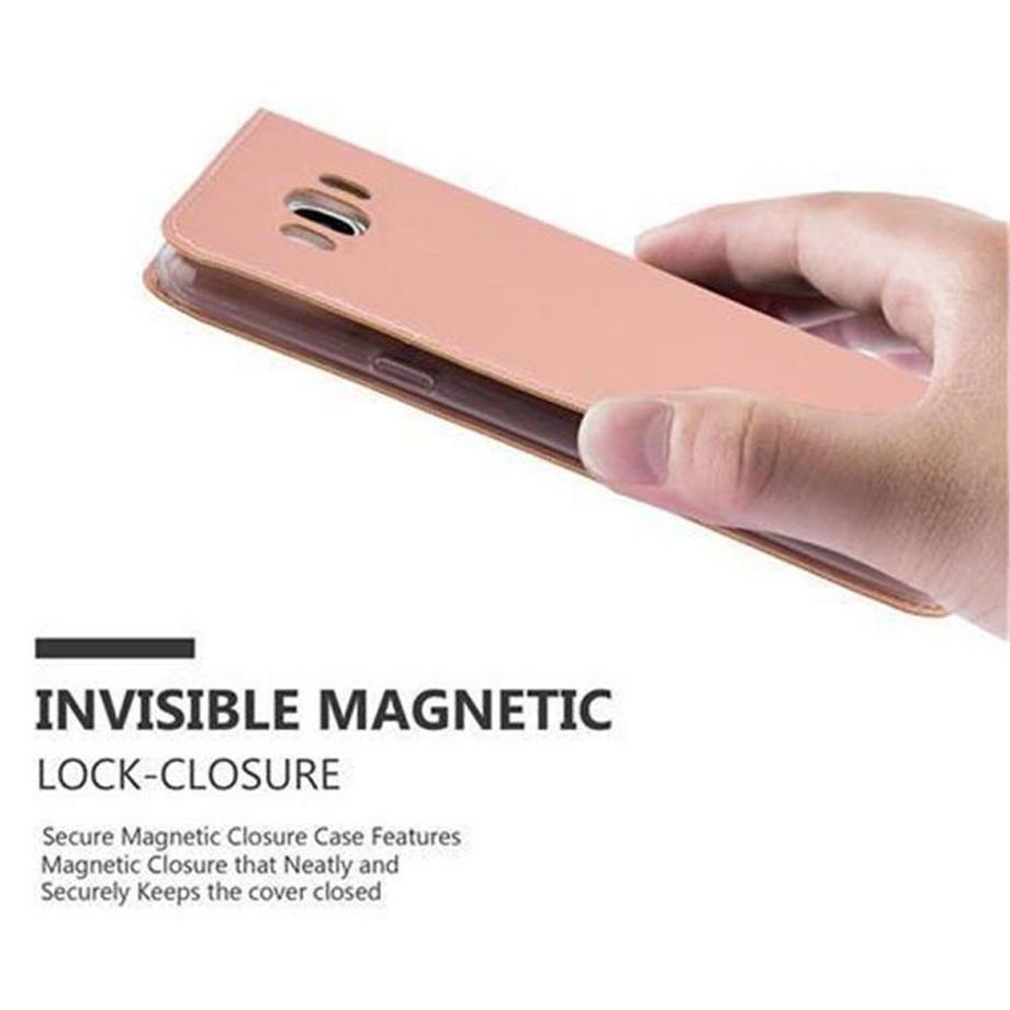 Cadorabo  Hülle für Samsung Galaxy J7 2016 Magnetverschluss, Kartenfach 