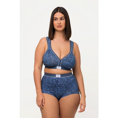 Ulla Popken  Reggiseno minimizer senza ferretto con effetto denim e coppa C-D 