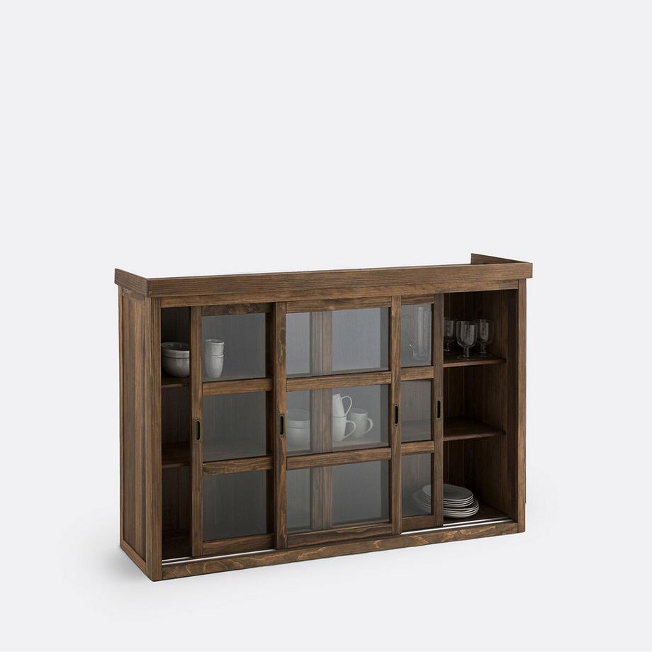 La Redoute Intérieurs  Geschirrschrank mit 3 Glastüren 