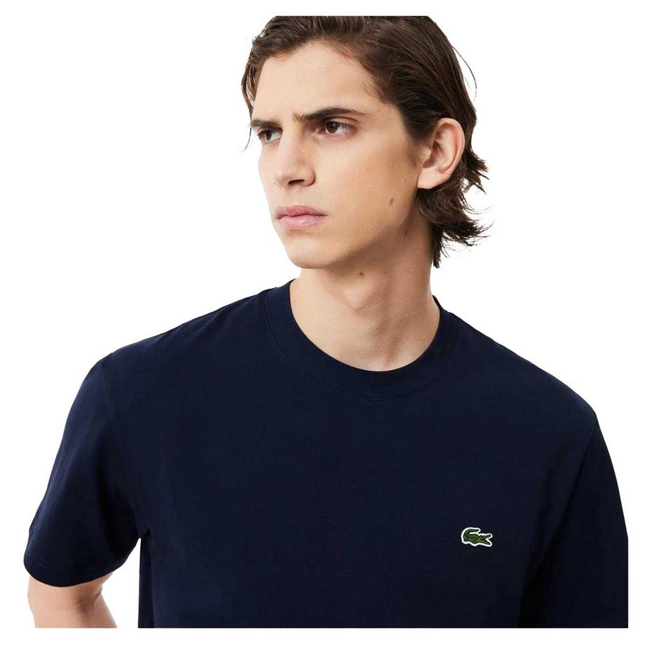 LACOSTE T-Shirt taglio classico con logo ricamato  