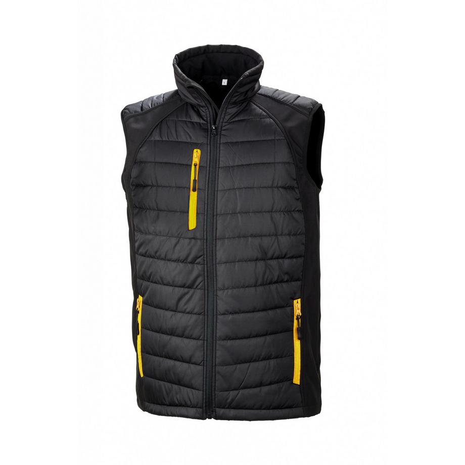 Recycelte gepolsterte Daunenjacke  Black Compass