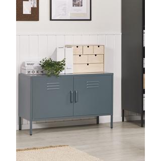 Beliani Meuble de rangement en Acier Moderne URIA  