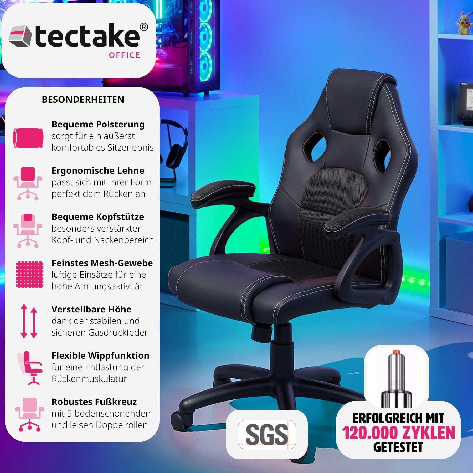 Tectake Chaise gamer MIKE  