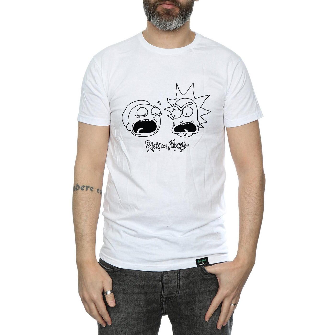 Rick And Morty Rick and Morty Faces T-Shirt  