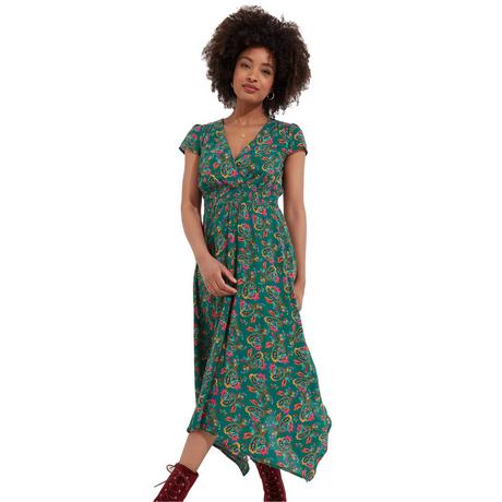 Joe Browns  Helles Paisley Kleid mit V-Ausschnitt 