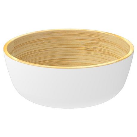 Nuts Innovations Bol Bambou XL blanc  