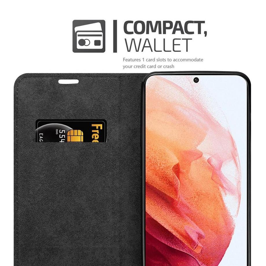 Cadorabo  Hülle für Samsung Galaxy S21 PLUS Magnetverschluss, Kartenfach 