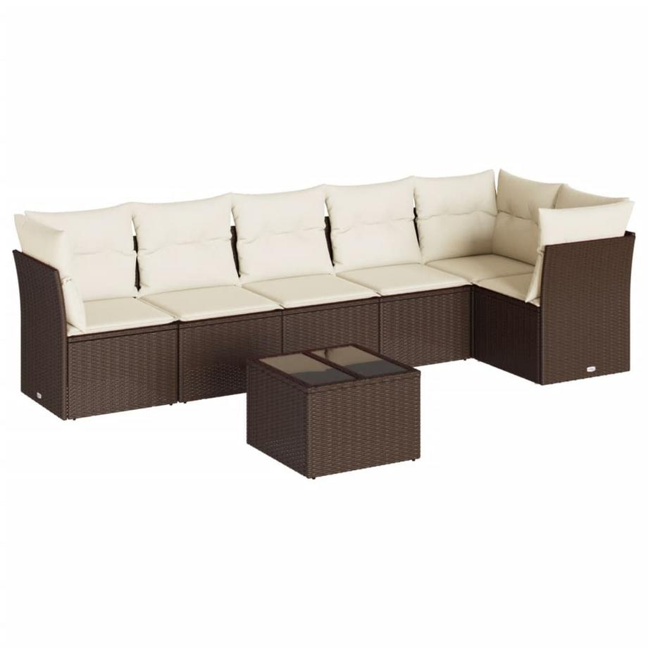 set divano da giardino Polirattan