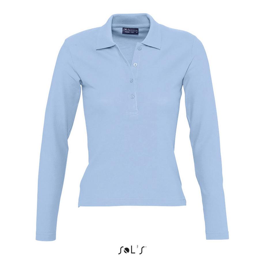 SOLS Podium Langarm Poloshirt  