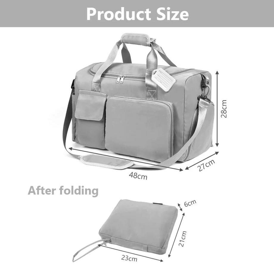 Only-bags.store Faltbare Weekender Reisetasche  