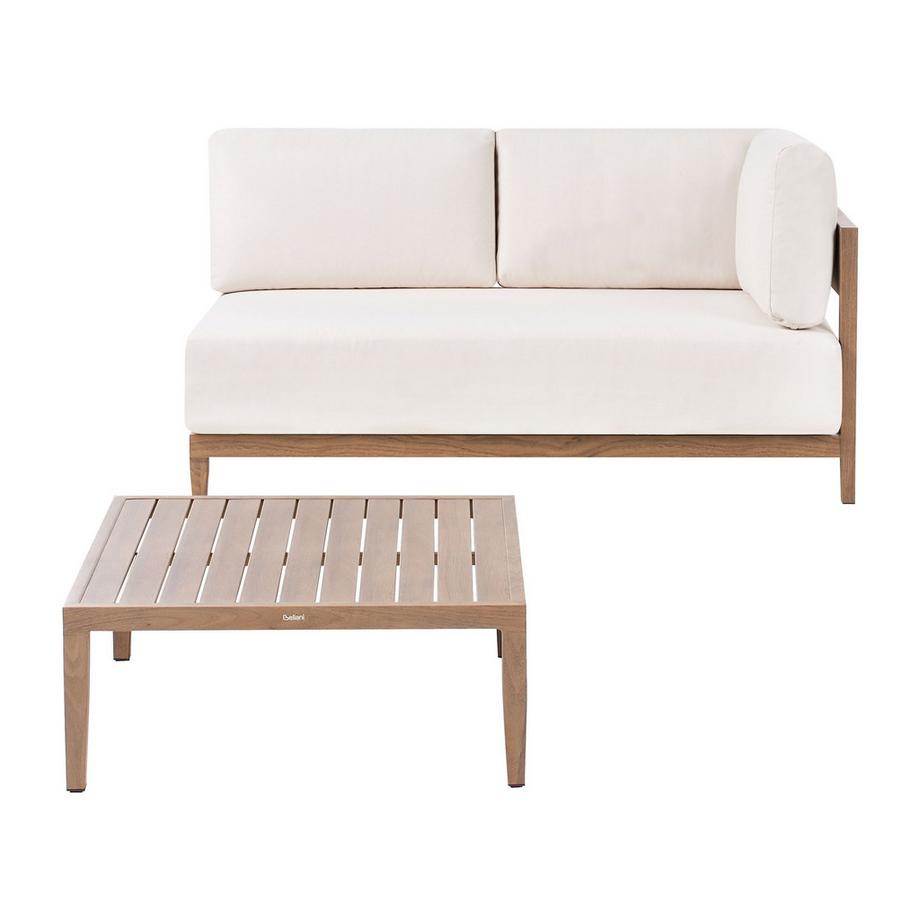 2 Sitzer Sofa aus Aluminium Modern SAMPIERI