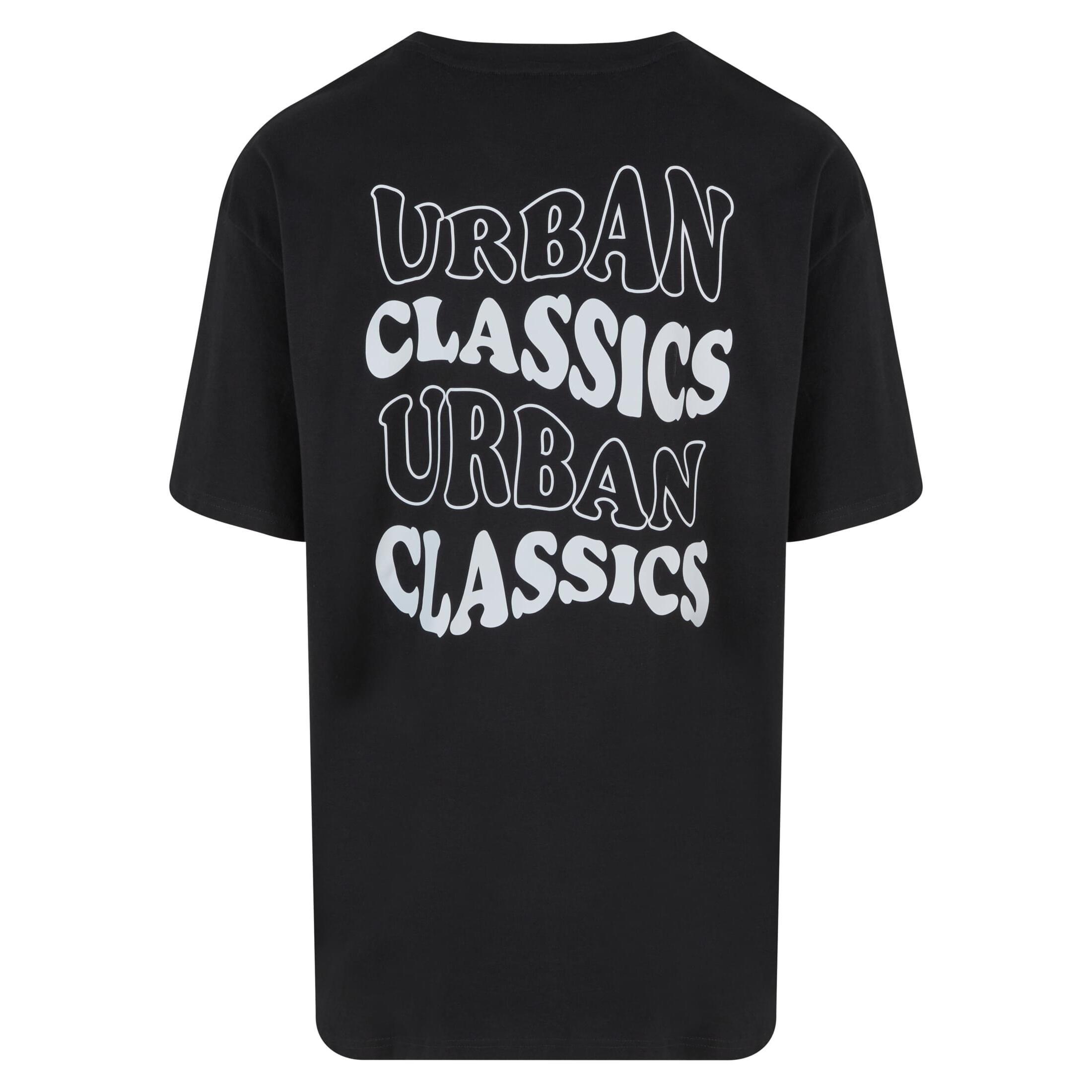 URBAN CLASSICS Oversized Weavy Logo Heavy T-Shirt  