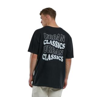 URBAN CLASSICS Oversized Weavy Logo Heavy T-Shirt  