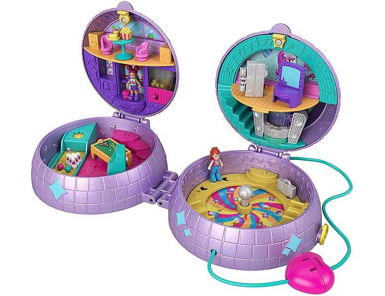 Image of polly pocket Doppelspass Rollschuhdisco Schatulle