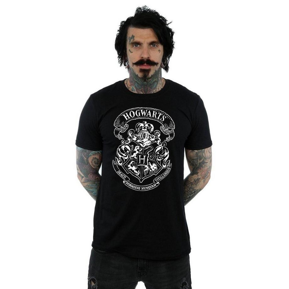 Harry Potter T-Shirt Blason Poudlard Manches Courtes  