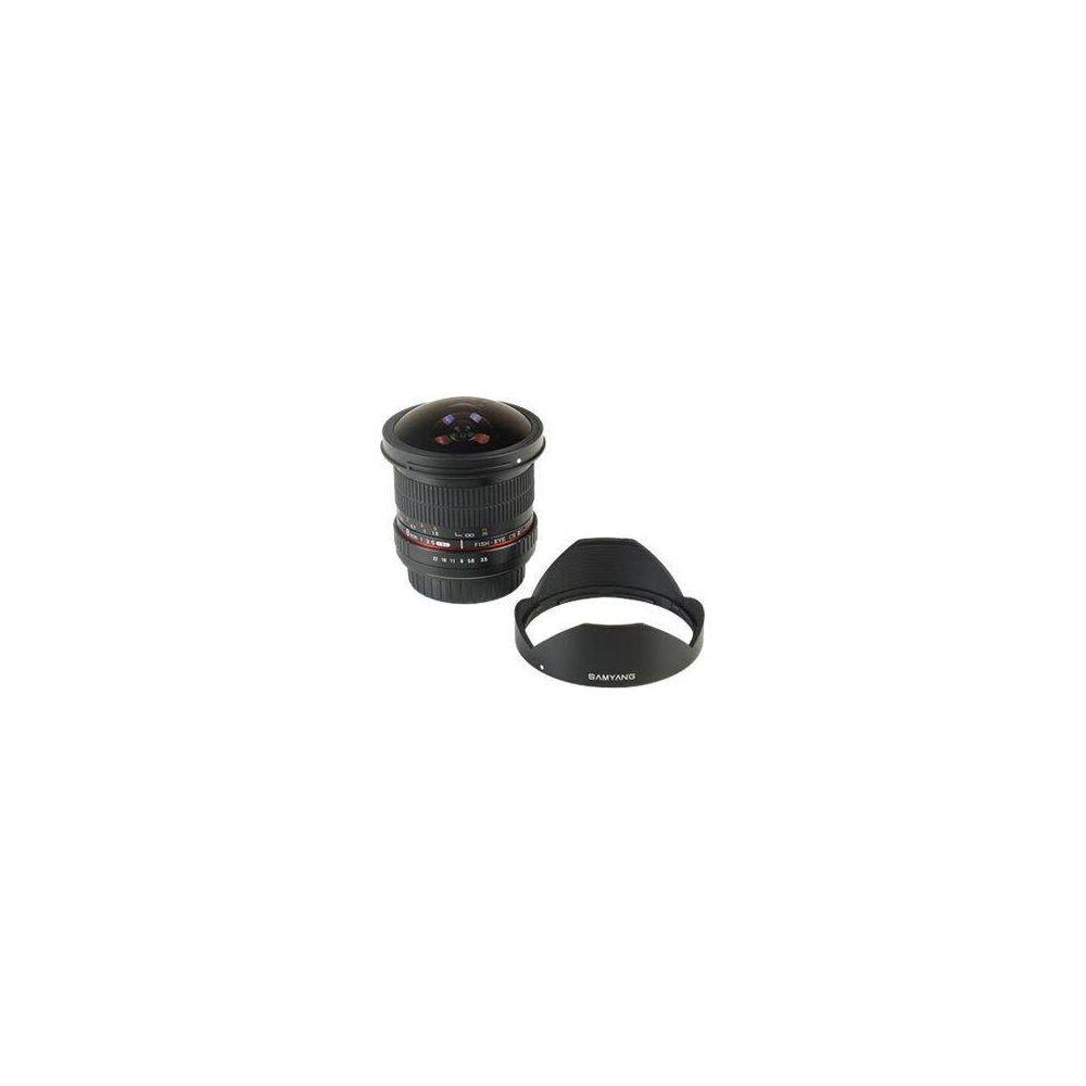Samyang  SAMYANG 8MM F3.5 UMC FISH-EYE CS II SLR OBIETTIVO AMPIO NERO 