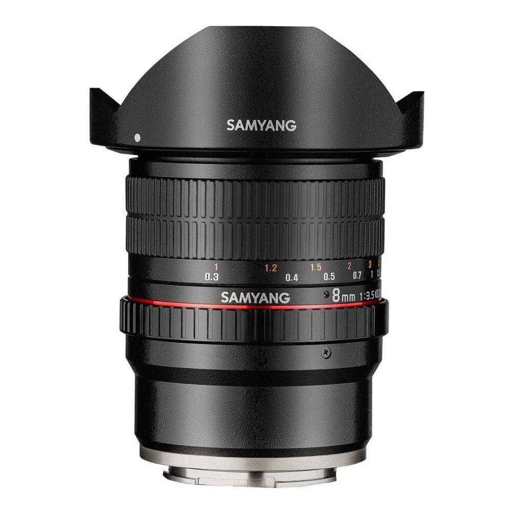 Samyang  SAMYANG 8MM F3.5 UMC FISH-EYE CS II SLR OBIETTIVO AMPIO NERO 